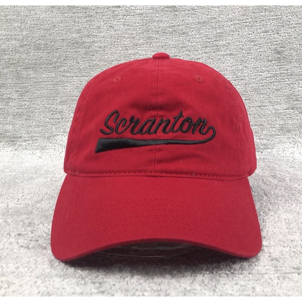 The Office Scranton Branch Picnic Hat Red Dunder Mifflin NBC Official Dad Cap